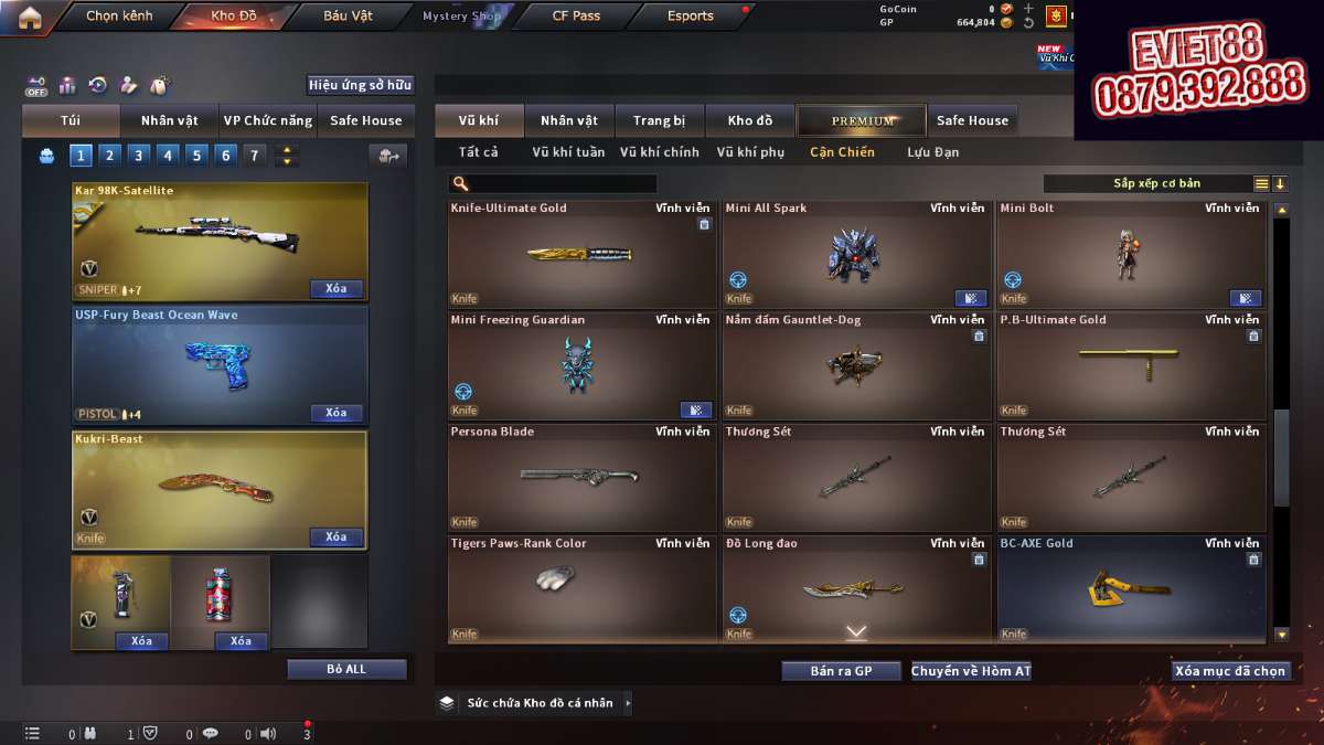 shop acc cf uy tin gia re